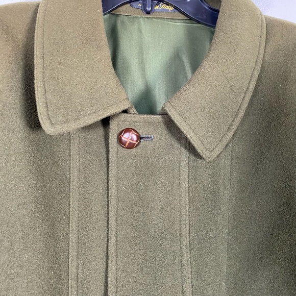 Mario Valente Men’s Size 50 Made in Italy Coat Zip and Burton Closure - Picture 2 of 10